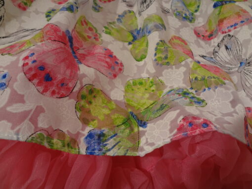 Butterfly pink dress