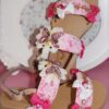 Pink Butterfly Leather Sandals