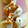 Ivory flowers Leather Sandals