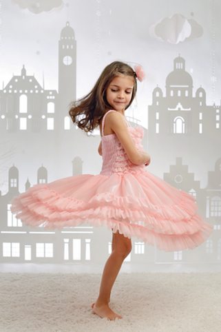"Amabelle" Rose Pink Fairy Dress