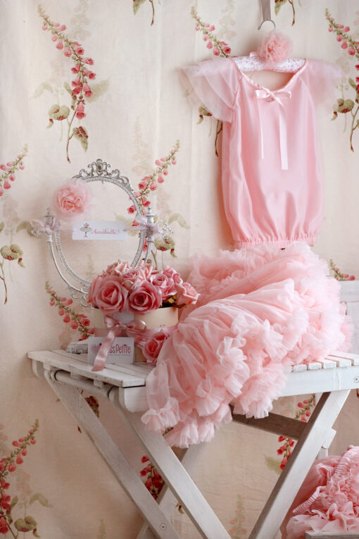 Rose pink top and pettiskirt