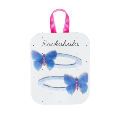 Rockahula kids Blue butterfly clips